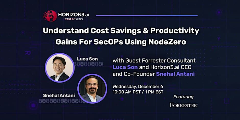 The Total Economic Impact of the NodeZero Platform | Horizon3.ai